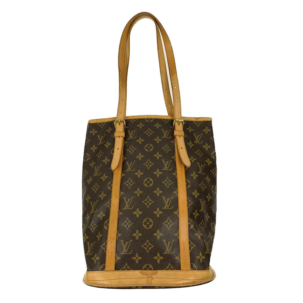 Louis Vuitton Bucket Monogram Tote Bag Brown